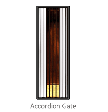 Home Elevator gate option - Accordion Gate