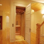 Symmetry Custom Home Elevator Car installed by American Elevator