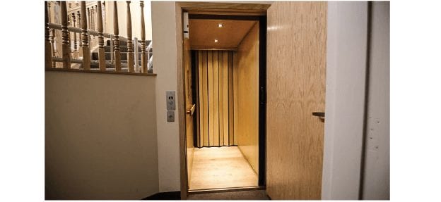 Residential Elevator for Home Use Straight Through Configuration