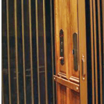 Home Elevator Accordion Gate Smoke Bronze Acrylic Panels