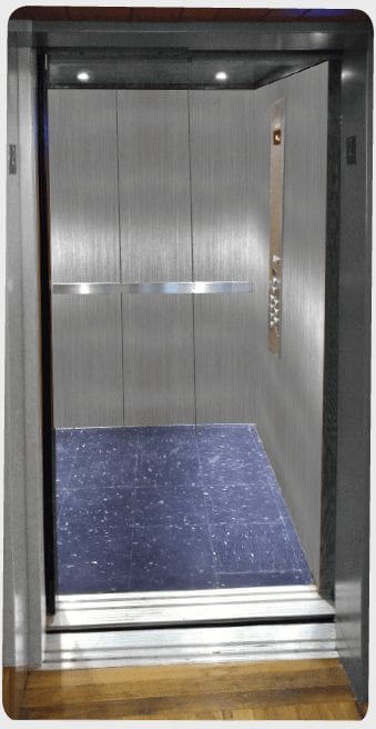 Brushed Stainless Steel Elevator Car