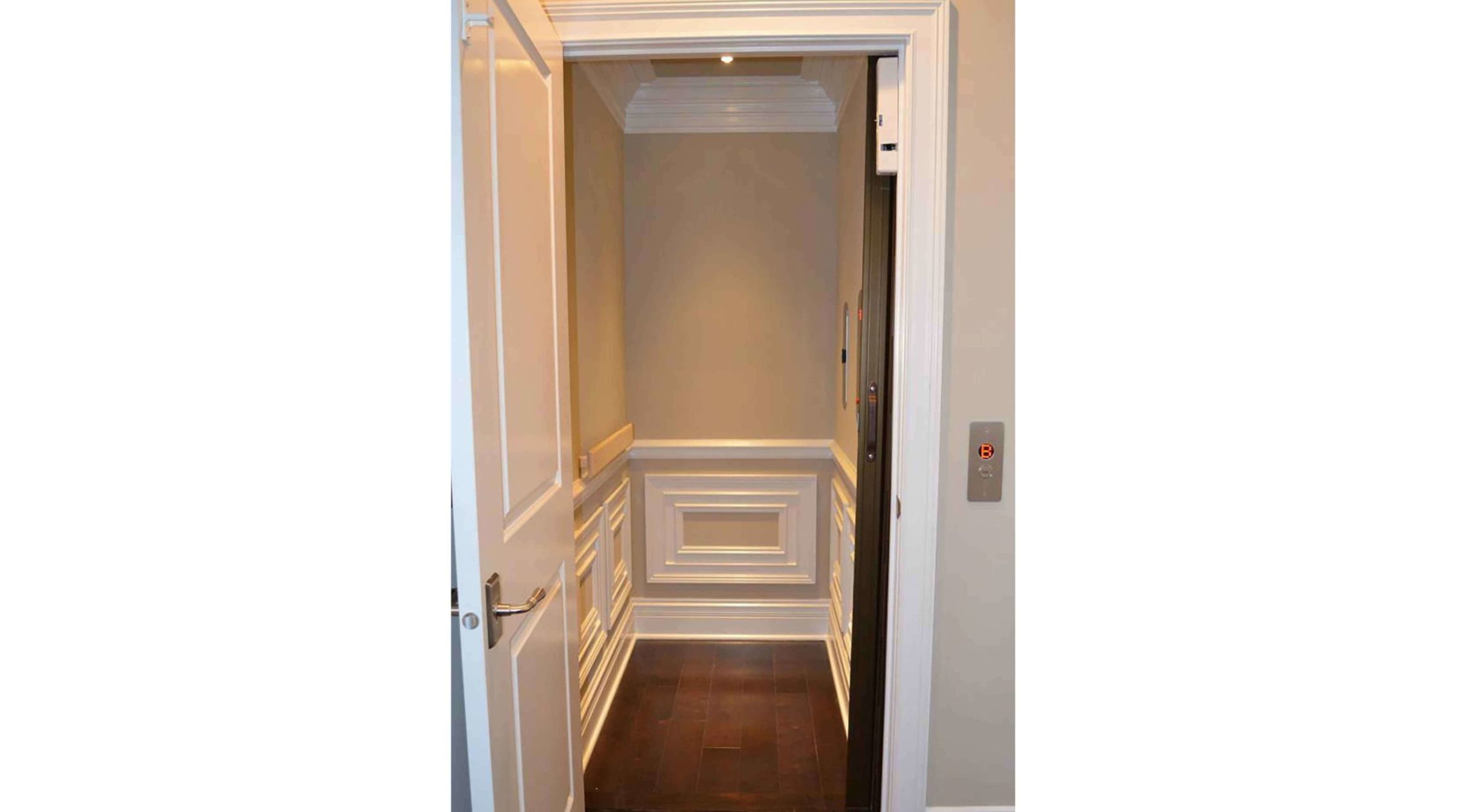 Interlock shown in a Home Elevator