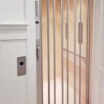 Symmetry Home Elevator Clear Acrylic Accordion Gate