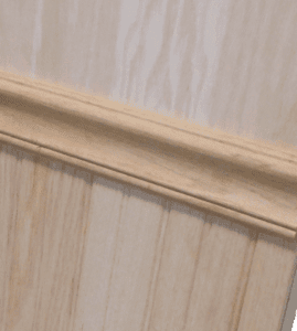 Symmetry Home Elevator Customization Wainscot and Chair Rail