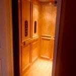 Symmetry Home Elevator Recessed panel with trim