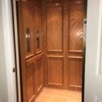 Symmetry Home Elevator Flat Panel with Picture Framing