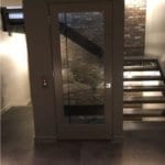 Symmetry Residential Elevator Glass Door mid landing view