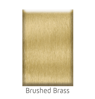 Home Elevator Interior Metal Finishes - Brushed Brass