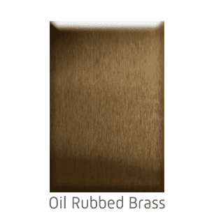 Home Elevator Interior Metal Finishes - Oil-Rubbed Brass