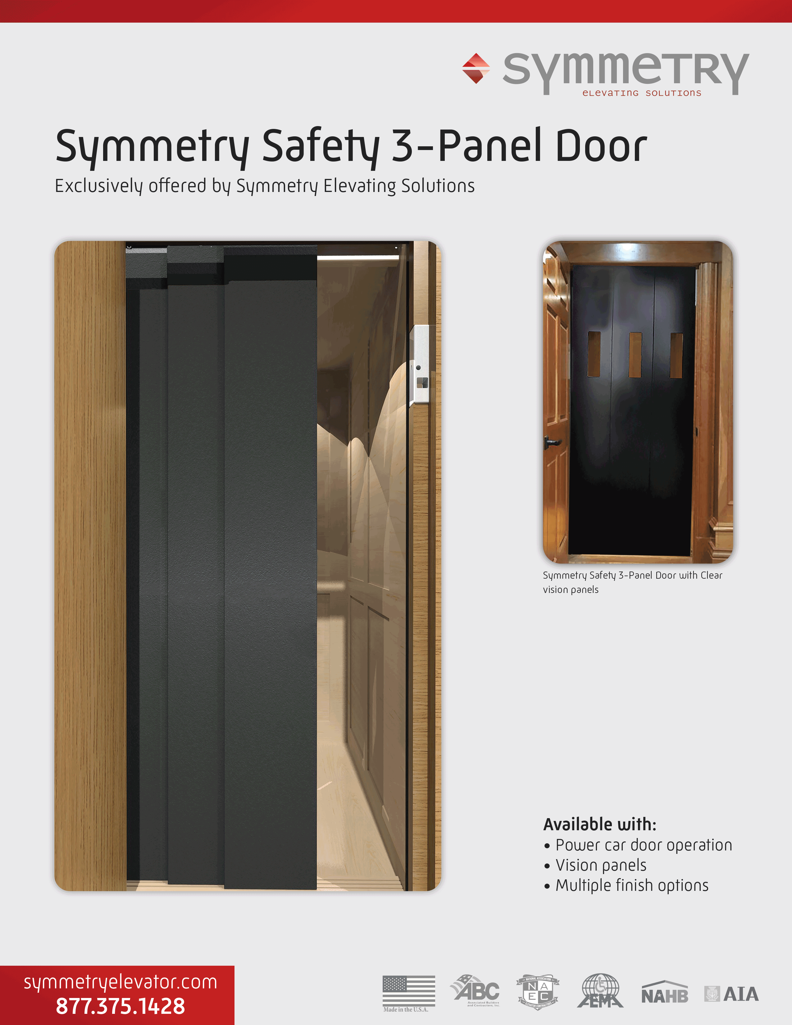 Symmetry Safety 3-Panel Door Brochure