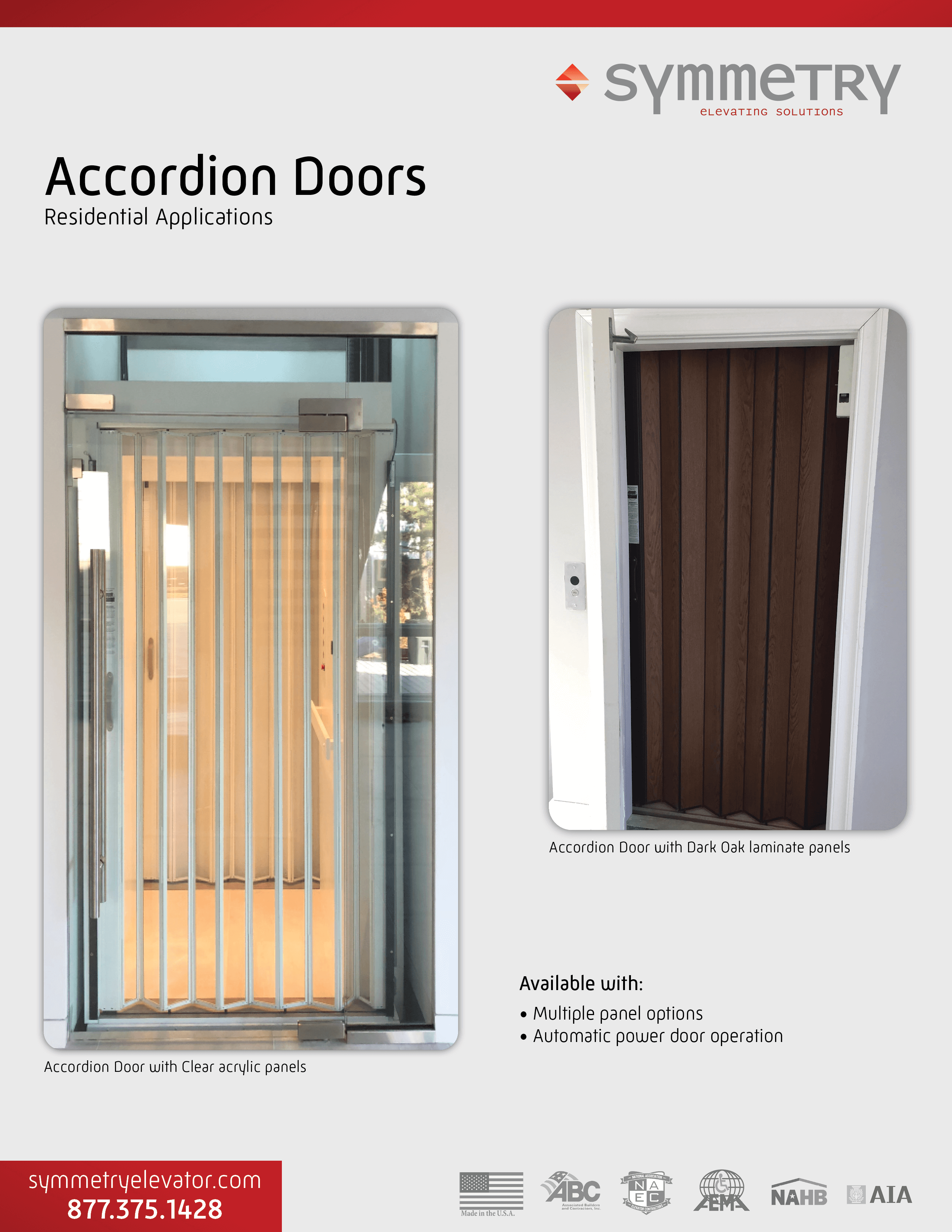 Symmetry Safety 3-Panel Door Brochure