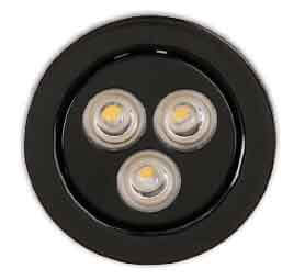 Symmetry LULA Elevator LED Light with Black trim rings