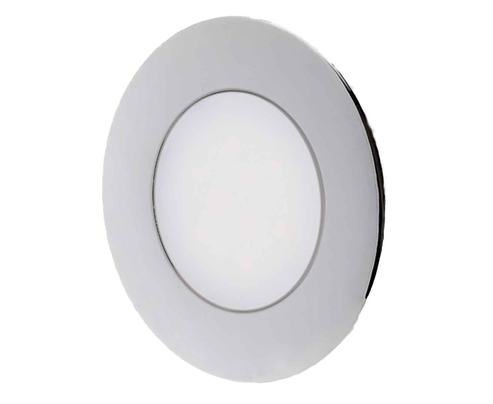 Symmetry Shaftless Home Elevator Light Trim Ring - Chrome