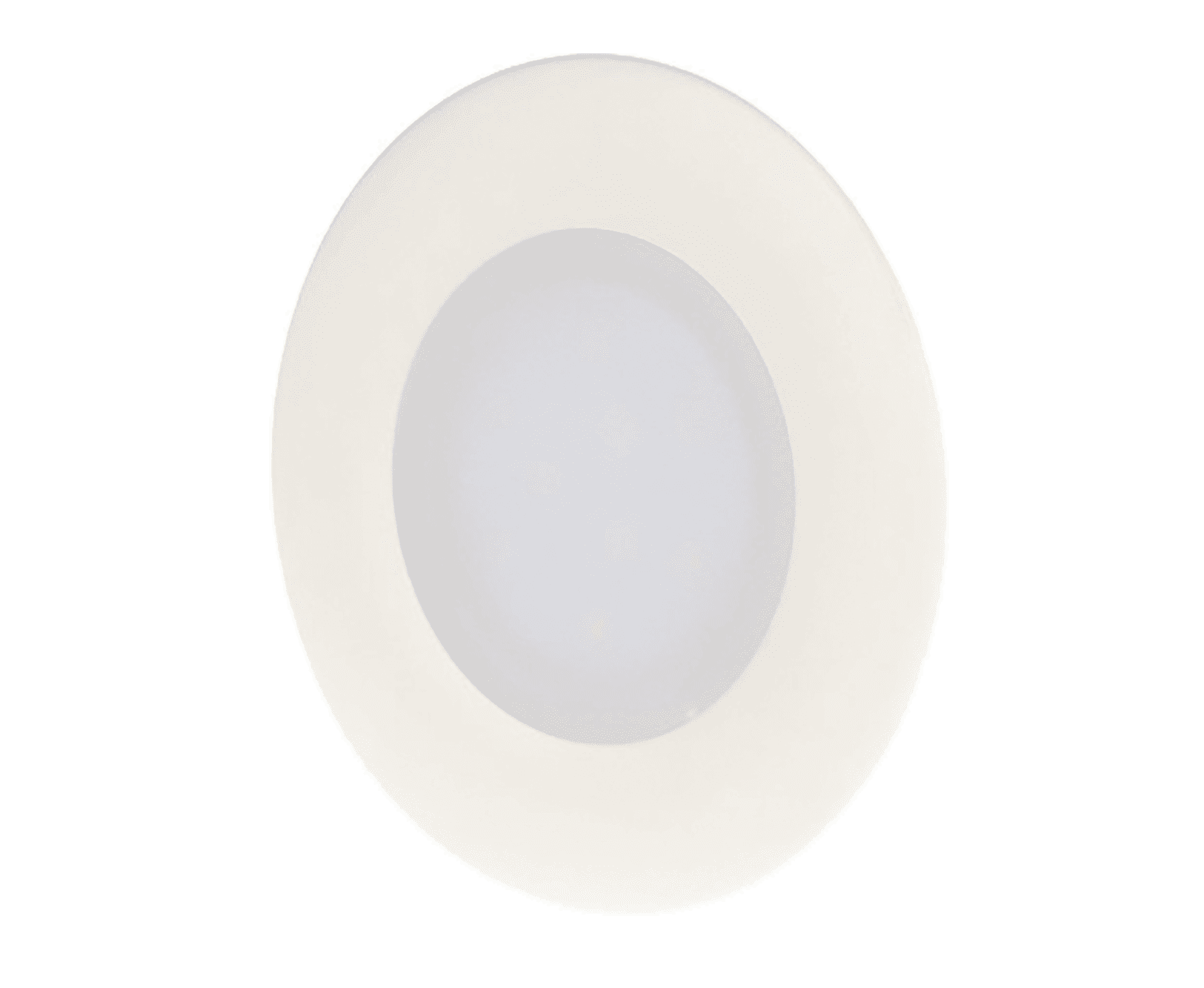 Symmetry Shaftless Home Elevator Light Trim Ring - White