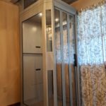 Symmetry Shaftless Home Elevator in standard Grey