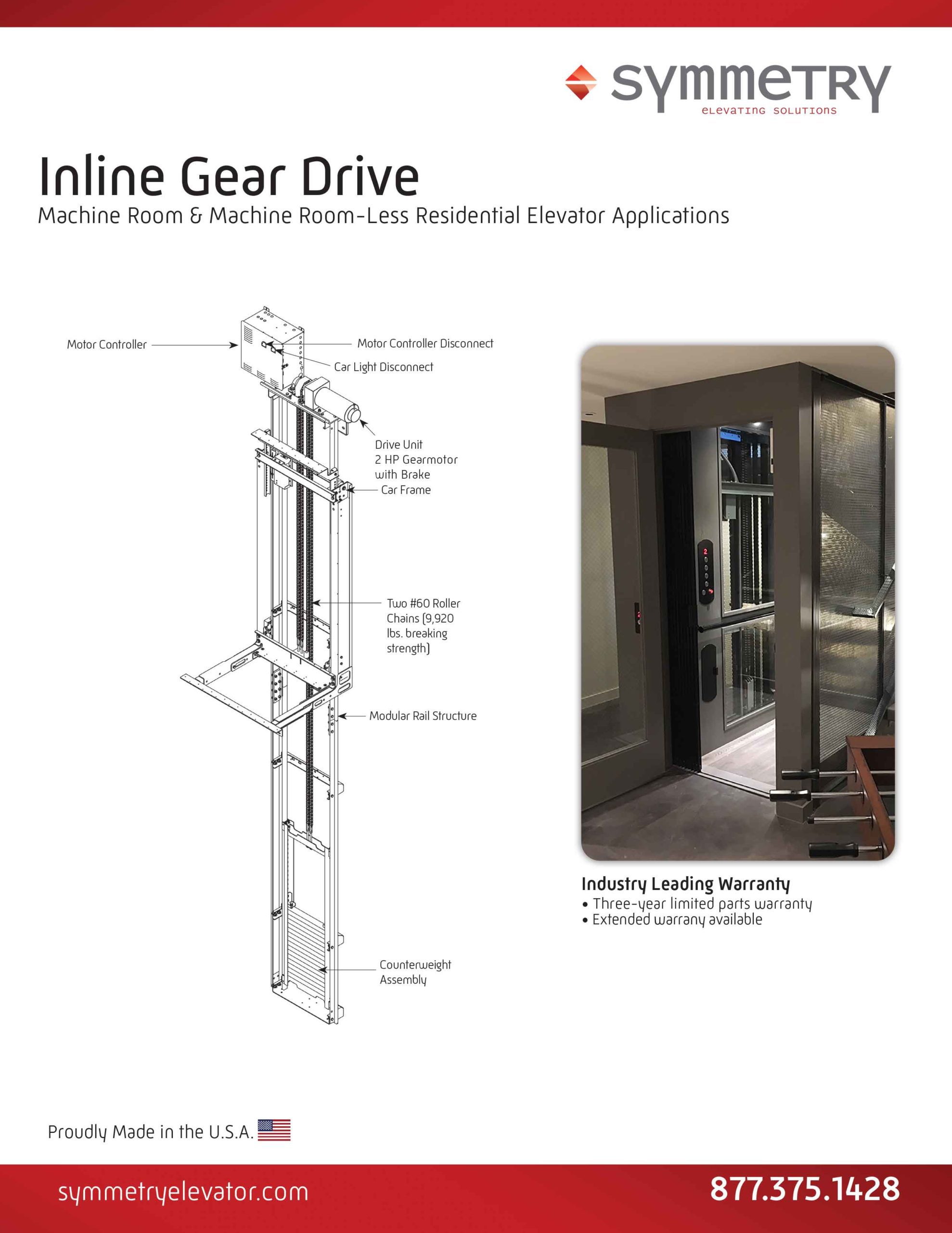 Symmetry Inline Gear Drive Brochure