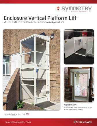 Symmetry Enclosure Vertical Platform Lift Brochure