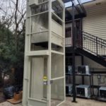 Symmetry VPL-ELP outdoor application lift at upper level